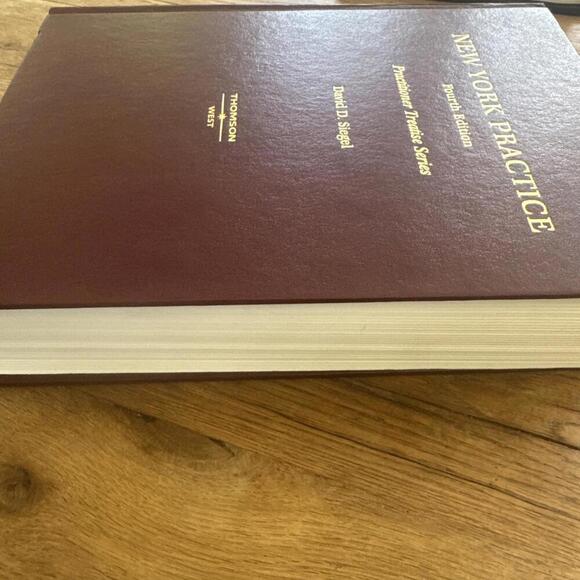 New York Practice (Practitioner's Treatise Series) by Siegel - Picture 4 of 6